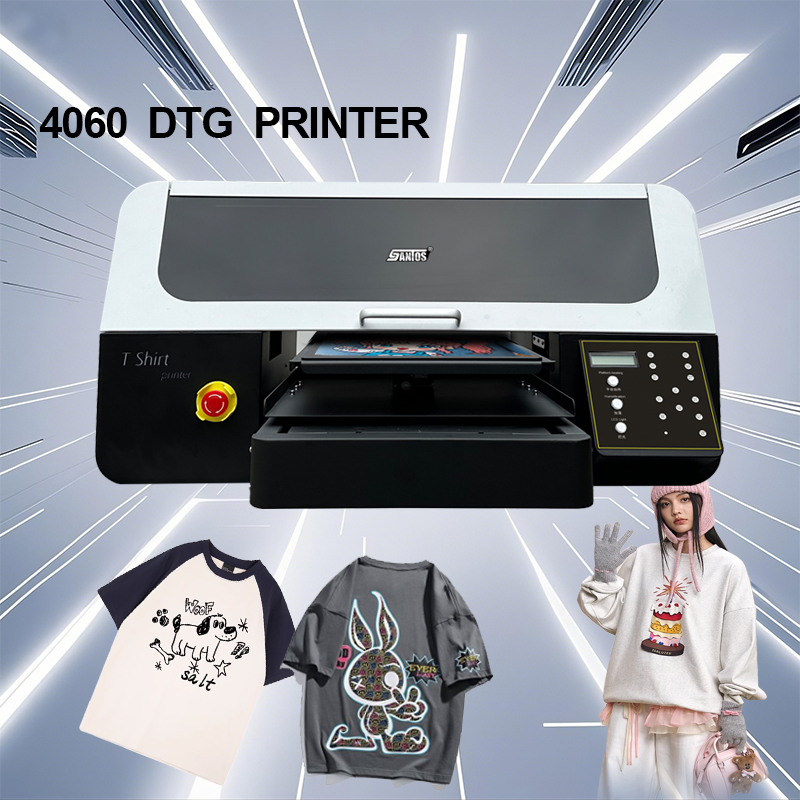Commercial Shirt Printing Machine - Цифровой принтер для футболок, модель 4060,
