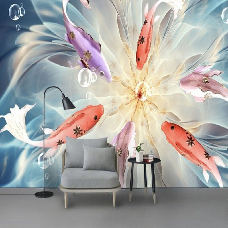 Commercial Wallpaper Printing - Современный и элегантный тисненый телевизор с