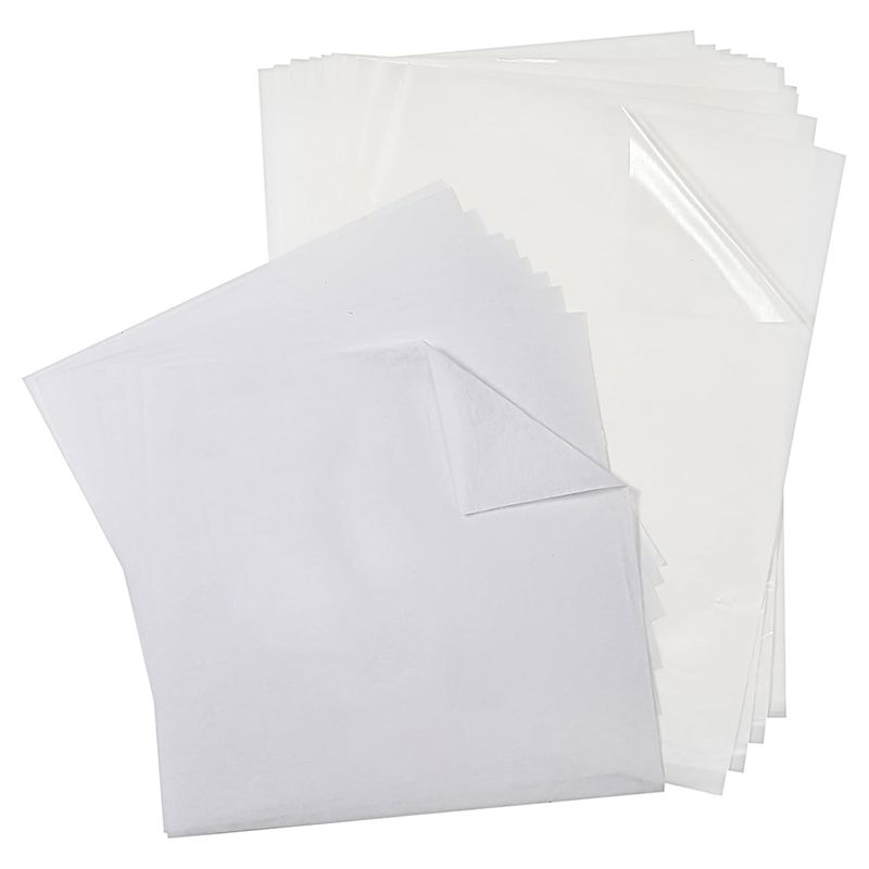 Embroidery Stabilizer Backing - [ABFI!】 20 шт. двусторонних клеевых листов