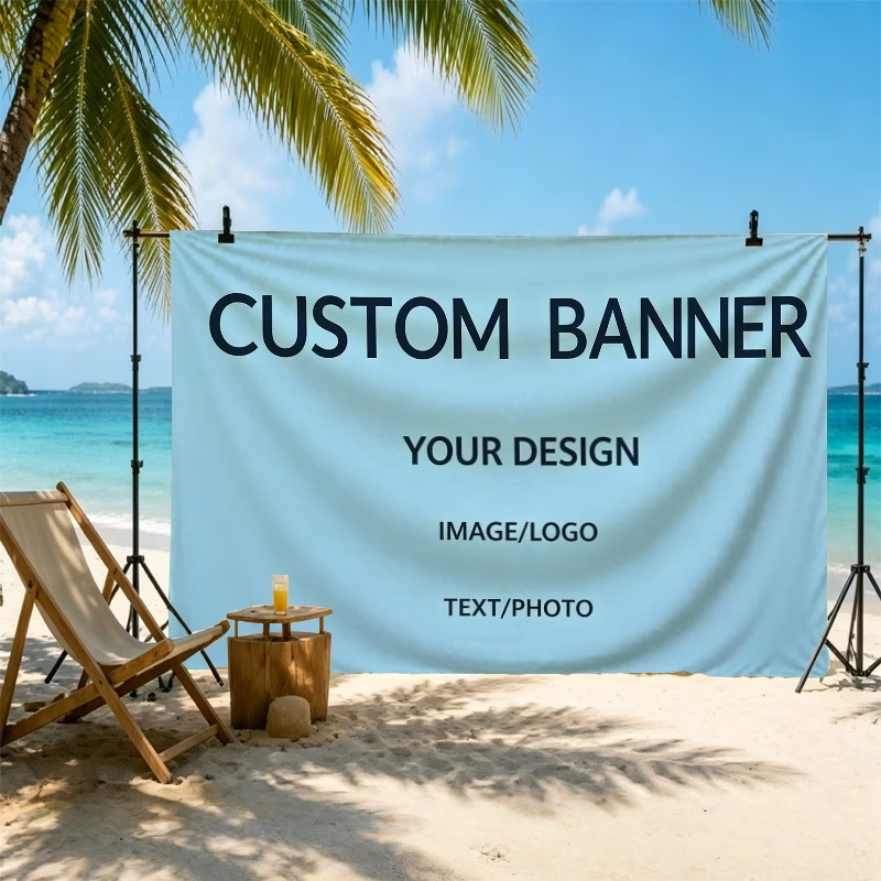 Commercial Printing Photoshop - Индивидуальные флаги-баннеры, подходящие для автосервиса, памятных