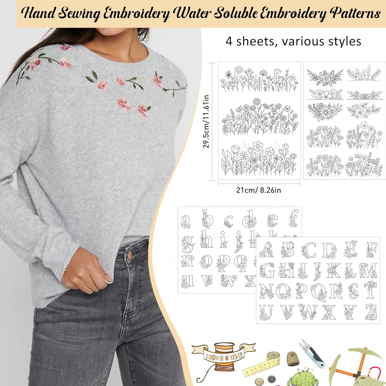 Бумага-стабилизатор для вышивк – обзор и цена Embroidery Stabilizer Backing