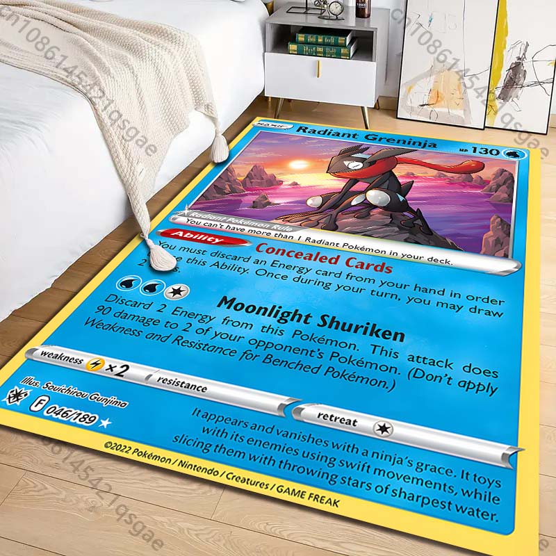 Ковер с принтом карт Pokémon G – обзор и цена Commercial Printing & Packaging Pvt Ltd