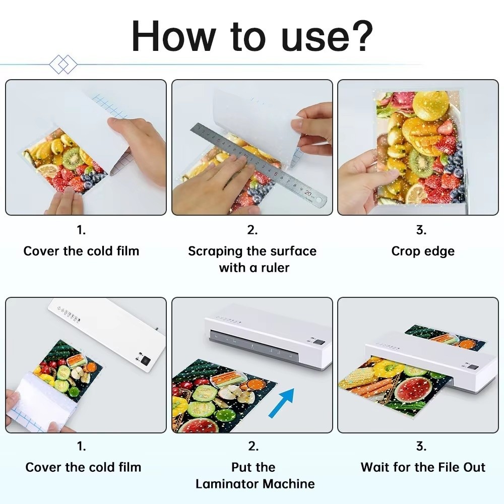 5 шт. самоклеящаяся голографич – обзор и цена Laminator Cold Roll