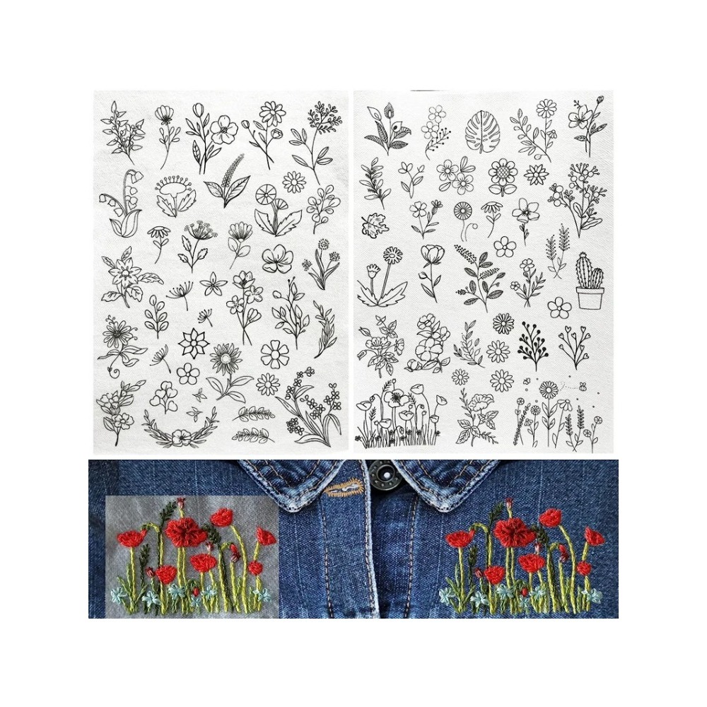 5 листов формата А4, самоклеящ – обзор и цена Embroidery Stabilizer Backing