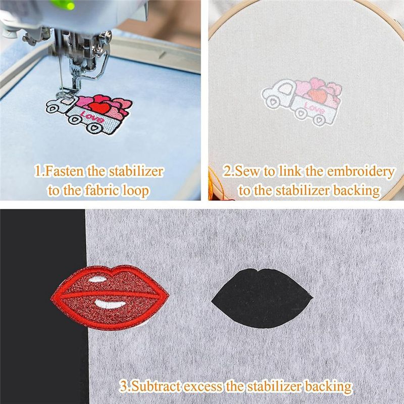 [ABFI!】 20 шт. двусторонних кл – обзор и цена Embroidery Stabilizer Backing