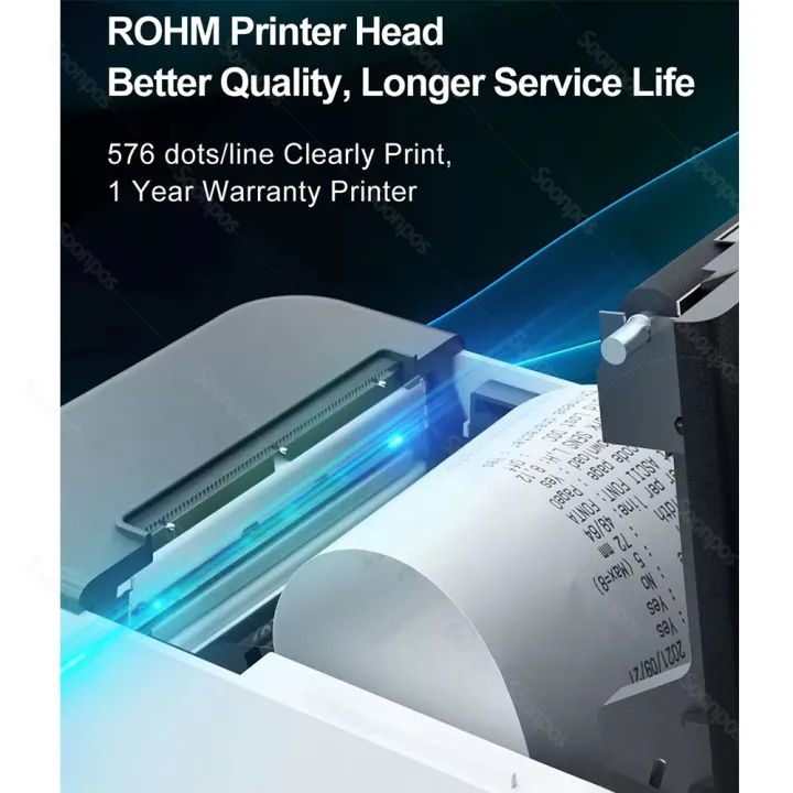 Термопринтер чеков Soonpos 80  – обзор и цена Commercial Wallpaper Printing