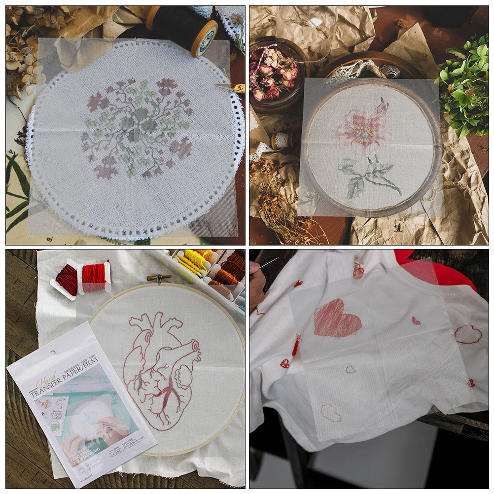 8 шт. водорастворимой пленки д – обзор и цена Embroidery Stabilizer Backing