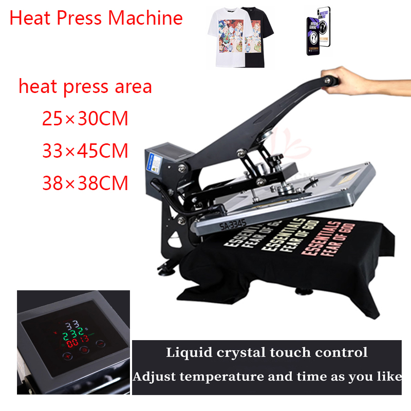 380x380 мм машина горячего тис – обзор и цена Commercial Shirt Printing Machine